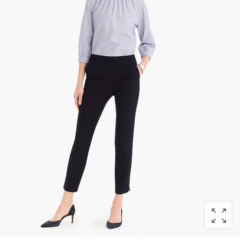 Martie slim crop pant Navy